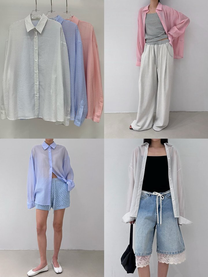 Neroli36 - Korean Women Fashion - #womensfashion - Cent Box Shirt - 4