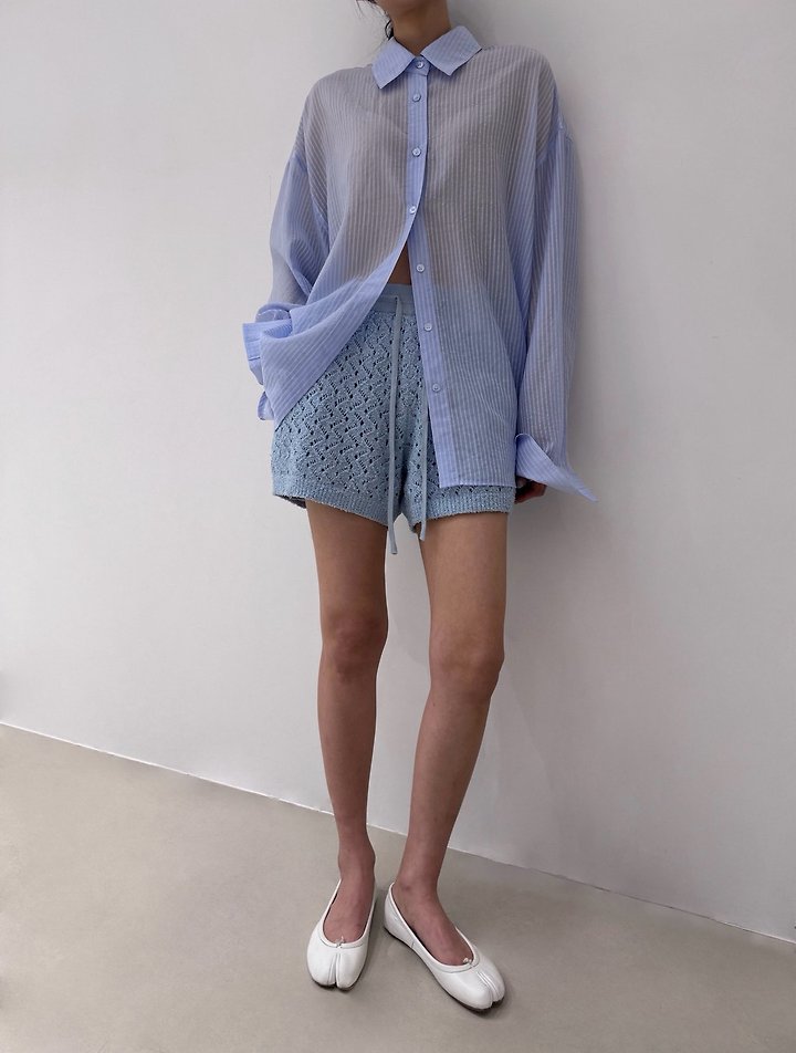 Neroli36 - Korean Women Fashion - #momslook - Cent Box Shirt - 6