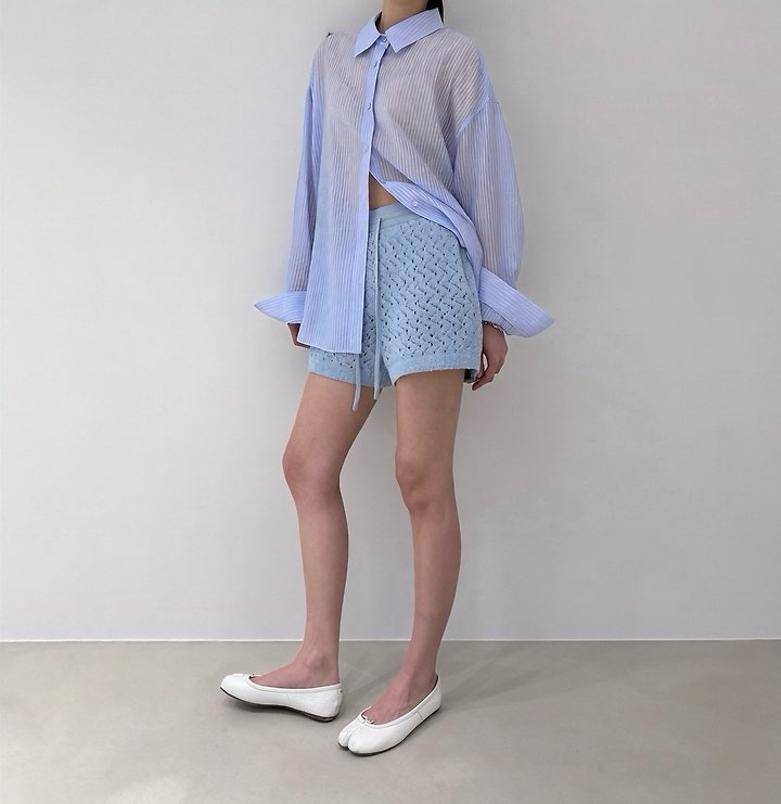 Neroli36 - Korean Women Fashion - #momslook - Cent Box Shirt - 7