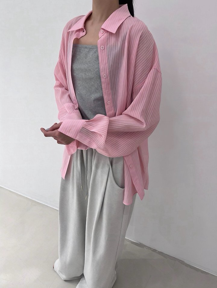 Neroli36 - Korean Women Fashion - #momslook - Cent Box Shirt - 8