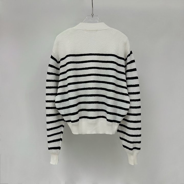 Neroli36 - Korean Women Fashion - #momslook - M Viscose Stripe Cardigan - 3