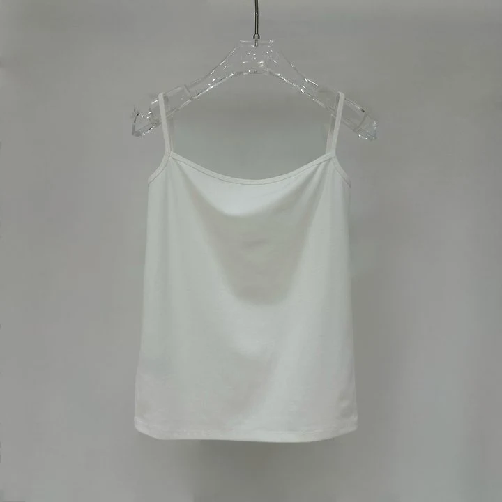 Neroli36 - Korean Women Fashion - #momslook - Ann Square Neck Sleeveless Top - 3