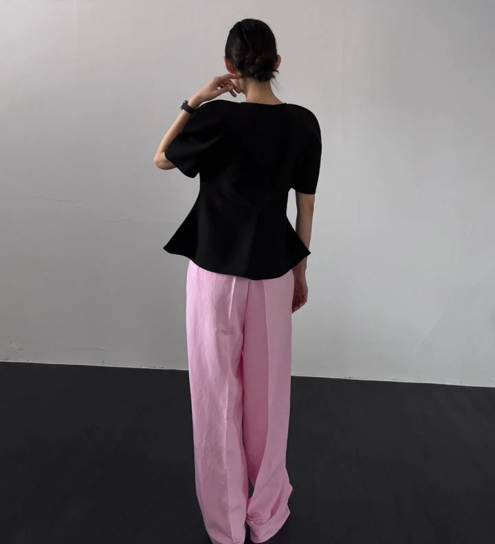 Neroli36 - Korean Women Fashion - #momslook - Raglan Balloon Blouse - 7
