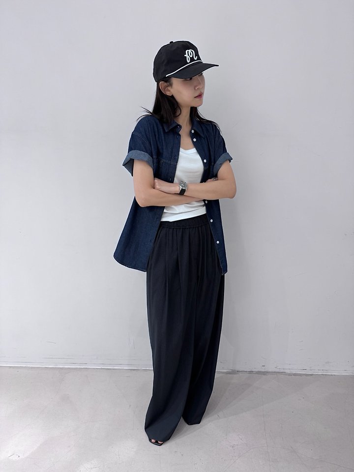 Neroli36 - Korean Women Fashion - #momslook - Stripe Pleated Pants - 5
