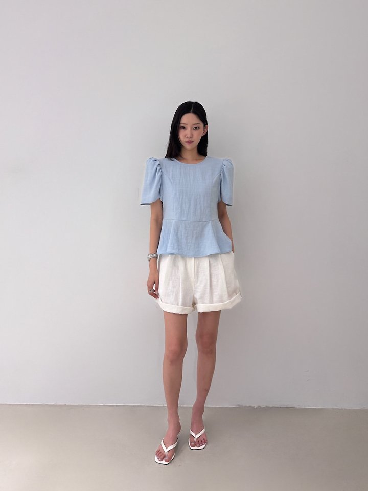 Neroli36 - Korean Women Fashion - #momslook - Soft Puff Blouse - 5