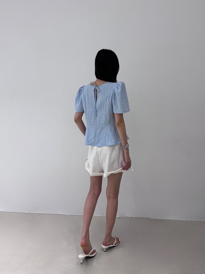 Neroli36 - Korean Women Fashion - #momslook - Soft Puff Blouse - 7