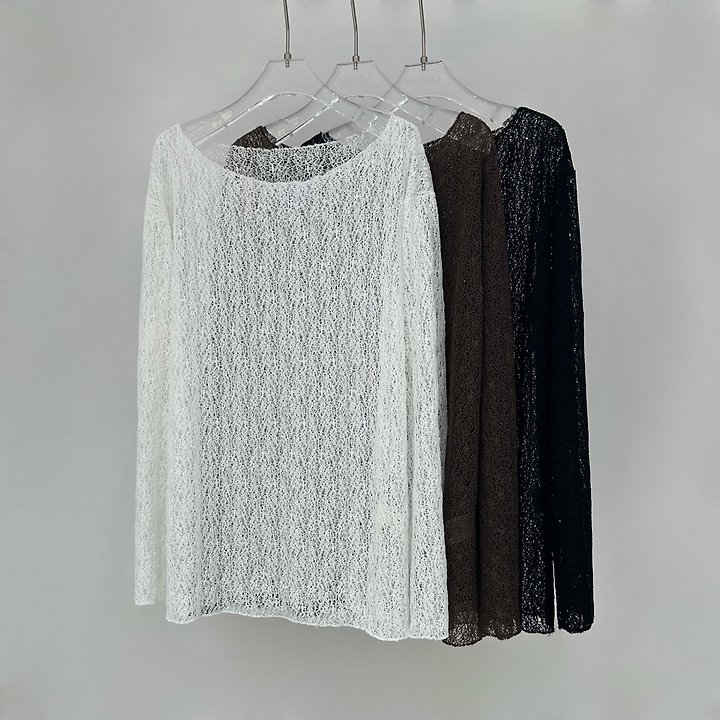 Neroli36 - Korean Women Fashion - #momslook - Knit Tee