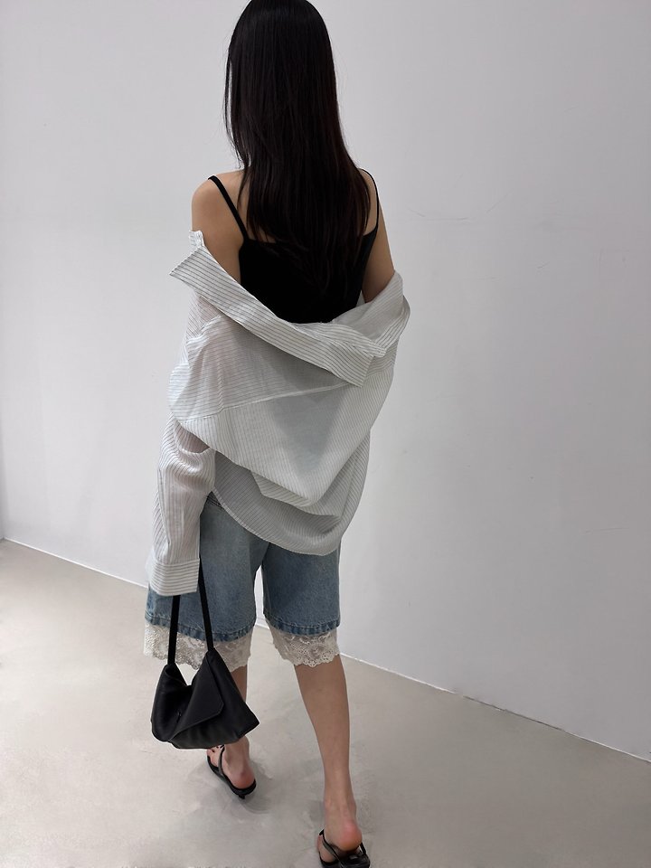 Neroli36 - Korean Women Fashion - #pursuepretty - Cent Box Shirt - 12