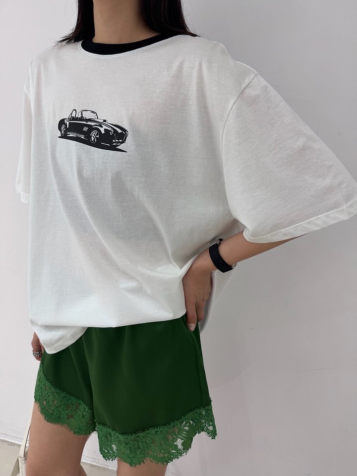 Neroli36 - Korean Women Fashion - #pursuepretty - Contrast Box Tee - 10