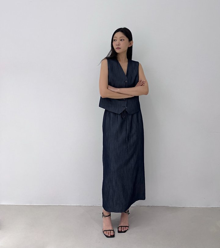 Neroli36 - Korean Women Fashion - #pursuepretty - Low Long Skirt - 7