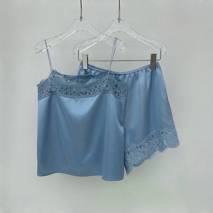 Neroli36 - Korean Women Fashion - #pursuepretty - Lace Satin Camisole - 6