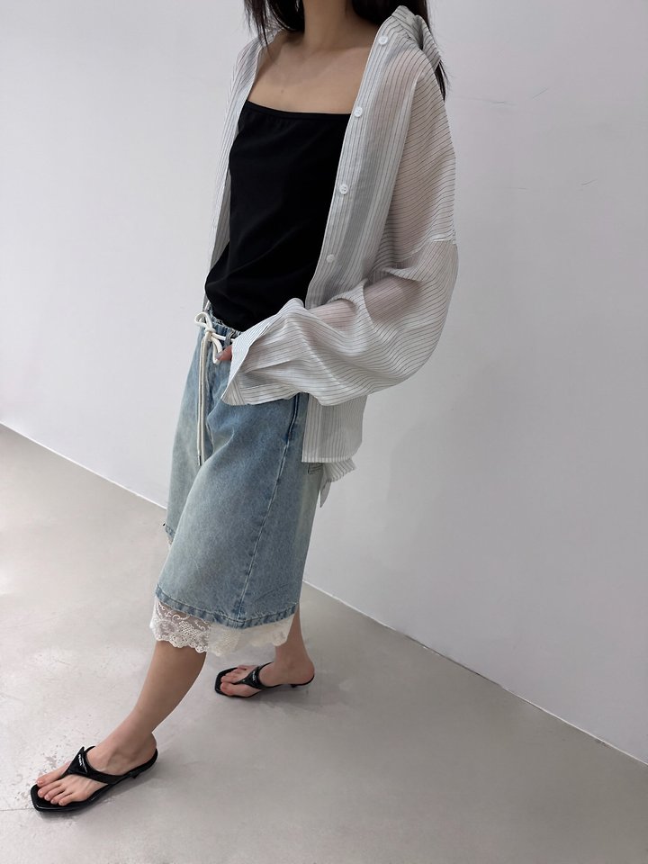 Neroli36 - Korean Women Fashion - #restrostyle - Ann Square Neck Sleeveless Top - 9