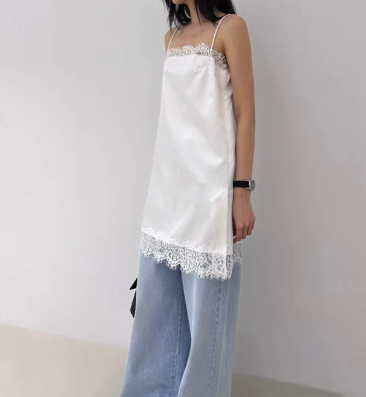 Neroli36 - Korean Women Fashion - #pursuepretty - M High Slip One-piece - 4