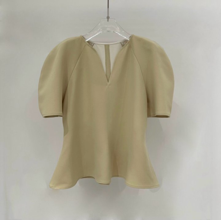 Neroli36 - Korean Women Fashion - #restrostyle - Raglan Balloon Blouse - 2