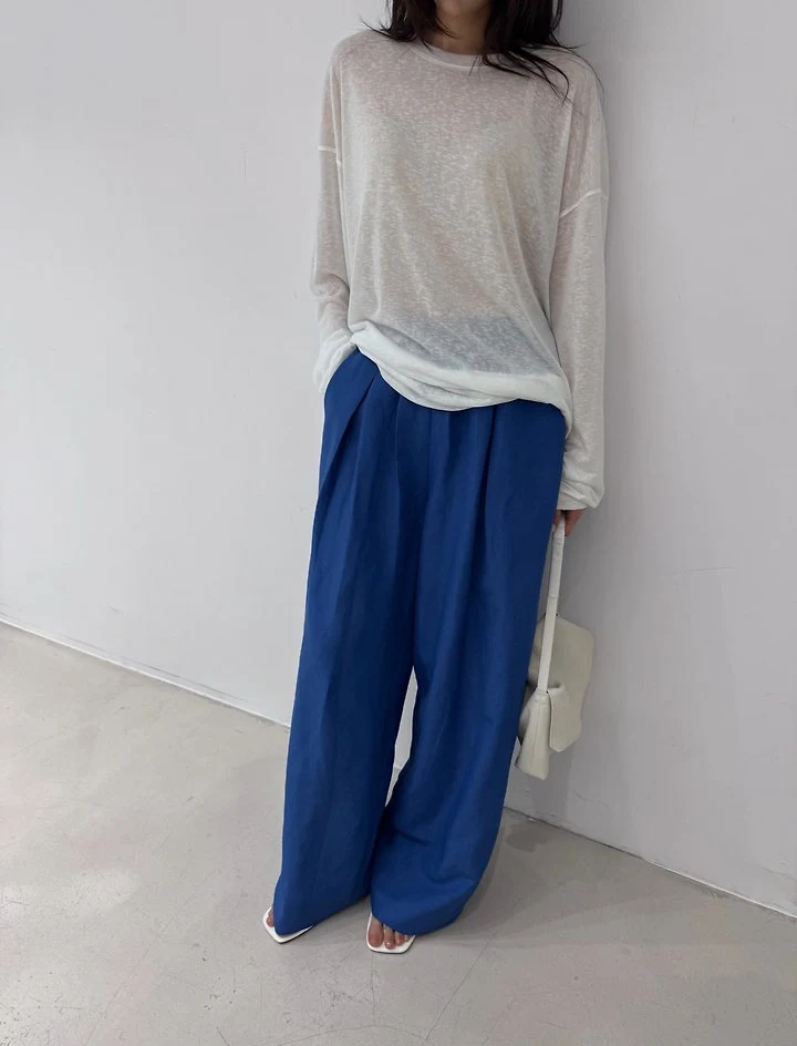 Neroli36 - Korean Women Fashion - #restrostyle - Winner Linen Pants - 5