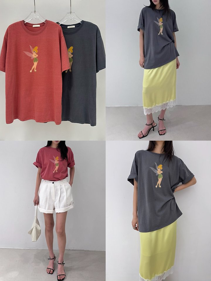 Neroli36 - Korean Women Fashion - #pursuepretty - H Tinkerbell Tee - 4