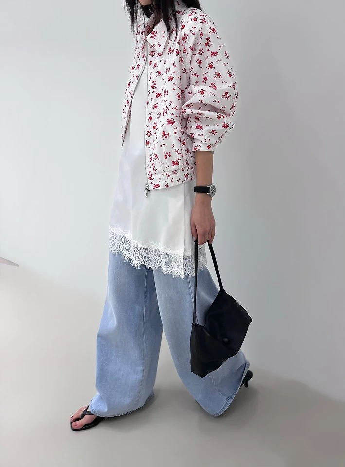 Neroli36 - Korean Women Fashion - #romanticstyle - M Flower Pad Jumper - 8