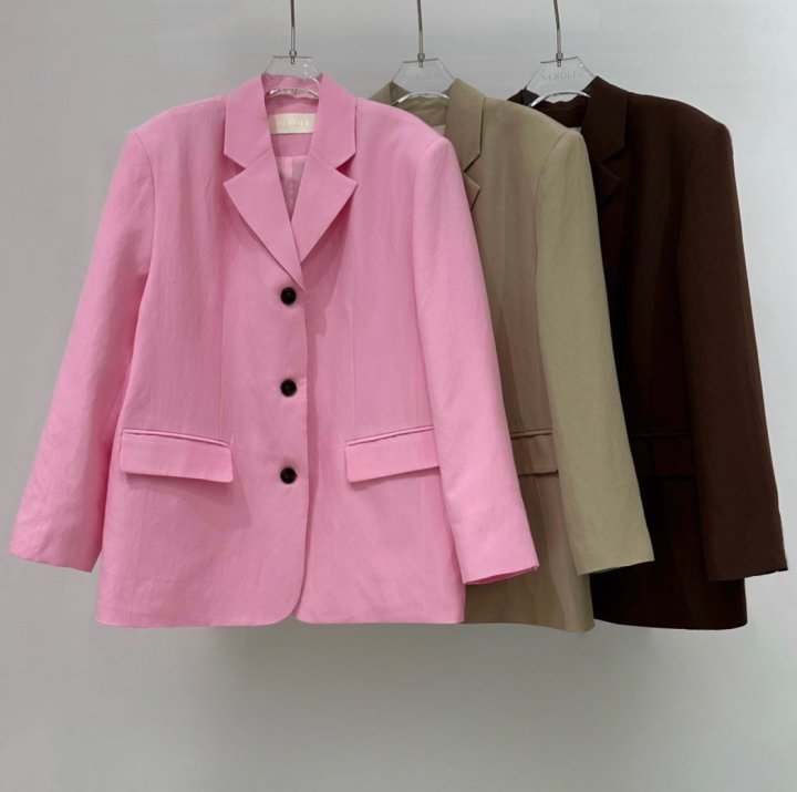 Neroli36 - Korean Women Fashion - #romanticstyle - High Linen Jacket