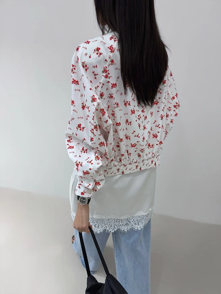 Neroli36 - Korean Women Fashion - #shopsmall - M Flower Pad Jumper - 9