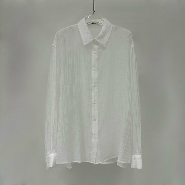 Neroli36 - Korean Women Fashion - #shopsmall - Tencel Pleated Shirt - 2
