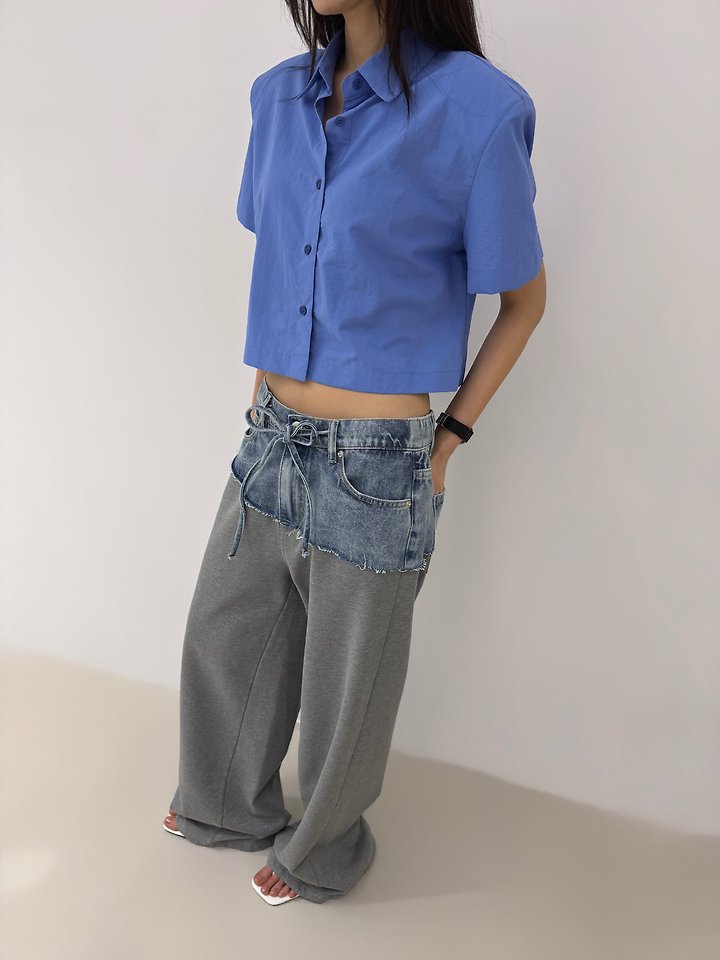 Neroli36 - Korean Women Fashion - #thelittlethings - Lien Crop Shirt - 9