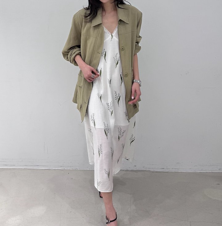 Neroli36 - Korean Women Fashion - #thelittlethings - H Linen Field Jacket - 7