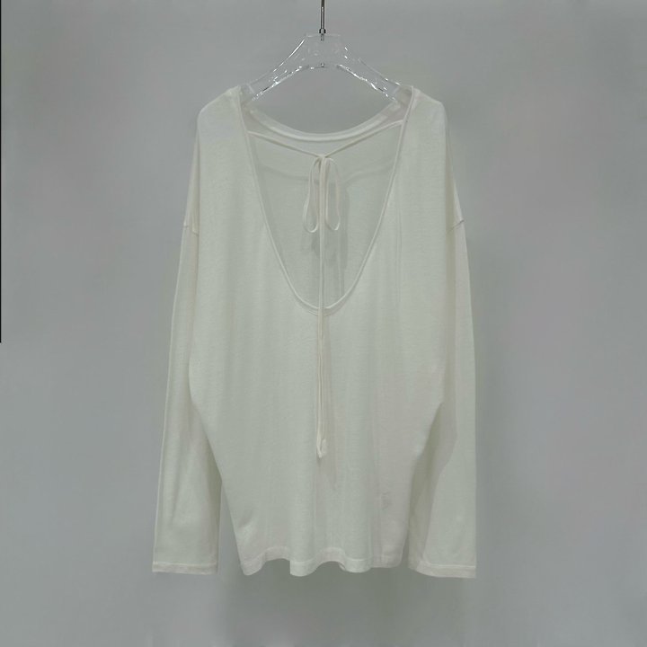 Neroli36 - Korean Women Fashion - #thelittlethings - M Back Point Knit Top - 3
