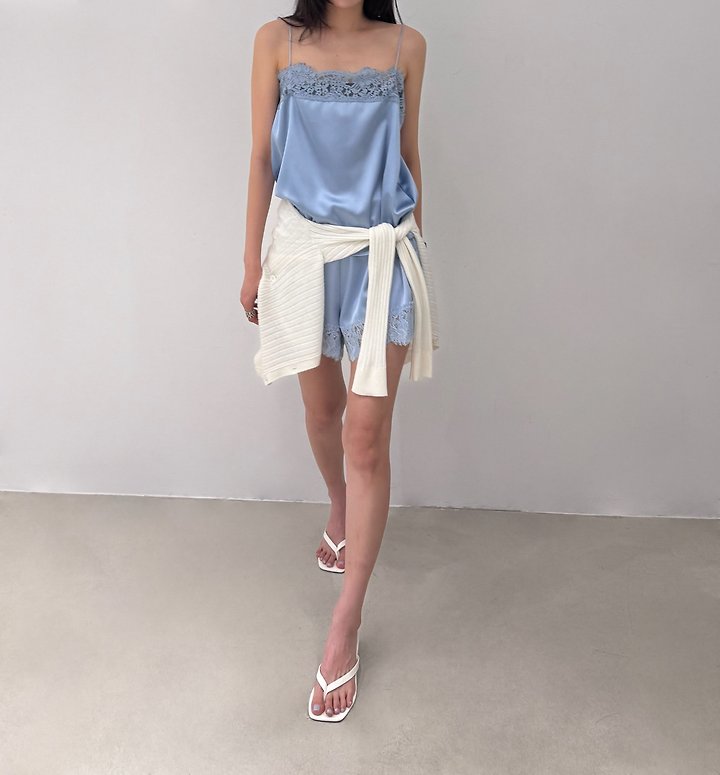 Neroli36 - Korean Women Fashion - #thelittlethings - Lace Satin Camisole - 11