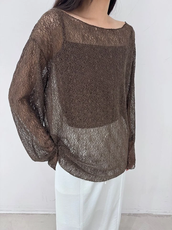 Neroli36 - Korean Women Fashion - #vintageinspired - Knit Tee - 7