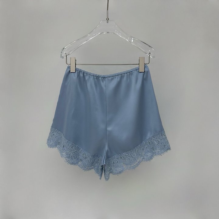 Neroli36 - Korean Women Fashion - #vintageinspired - Lace Satin Shorts - 3