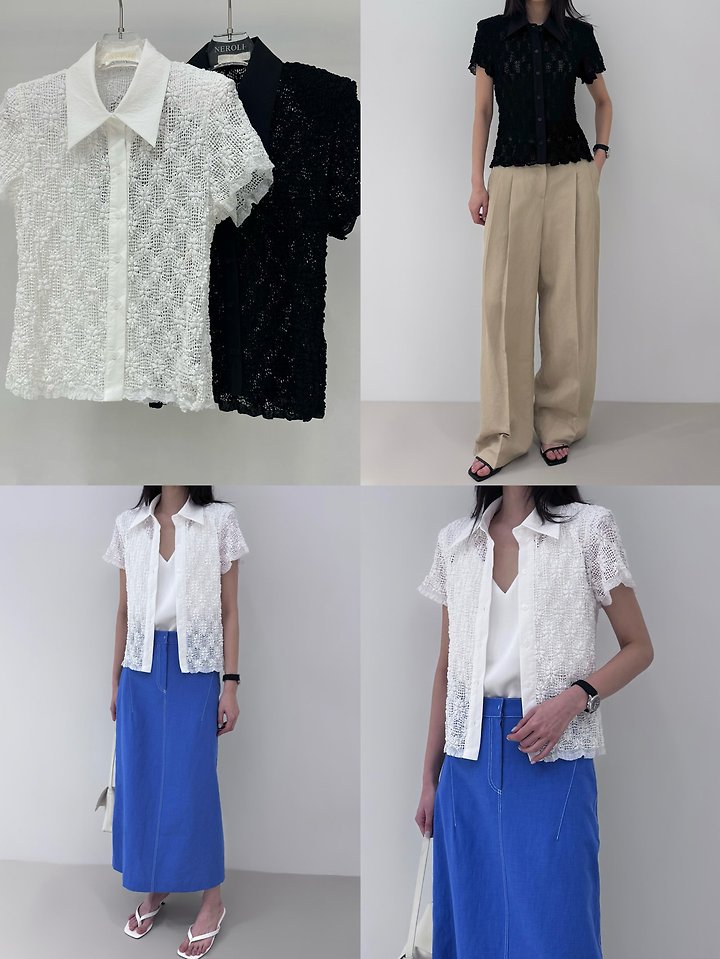 Neroli36 - Korean Women Fashion - #vintageinspired - H Benjamin Blouse - 4