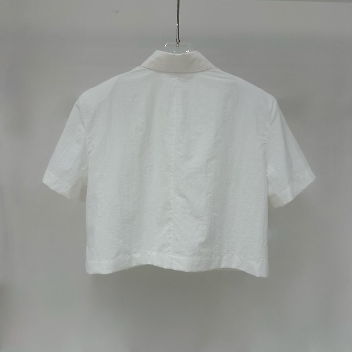 Neroli36 - Korean Women Fashion - #vintagekidsstyle - Lien Crop Shirt - 3