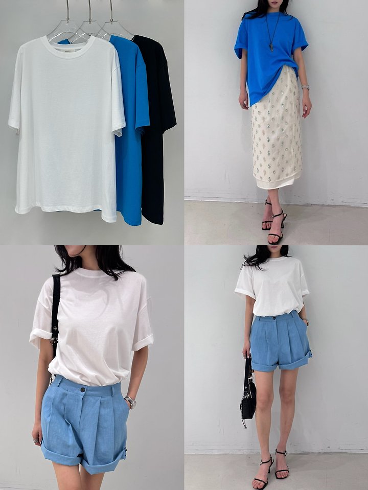 Neroli36 - Korean Women Fashion - #momslook - 30 Box Tee - 4