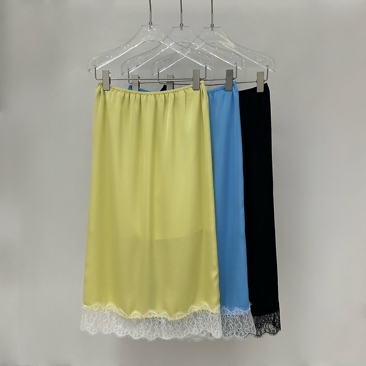 Neroli36 - Korean Women Fashion - #womensfashion - Silky Satin Skirt