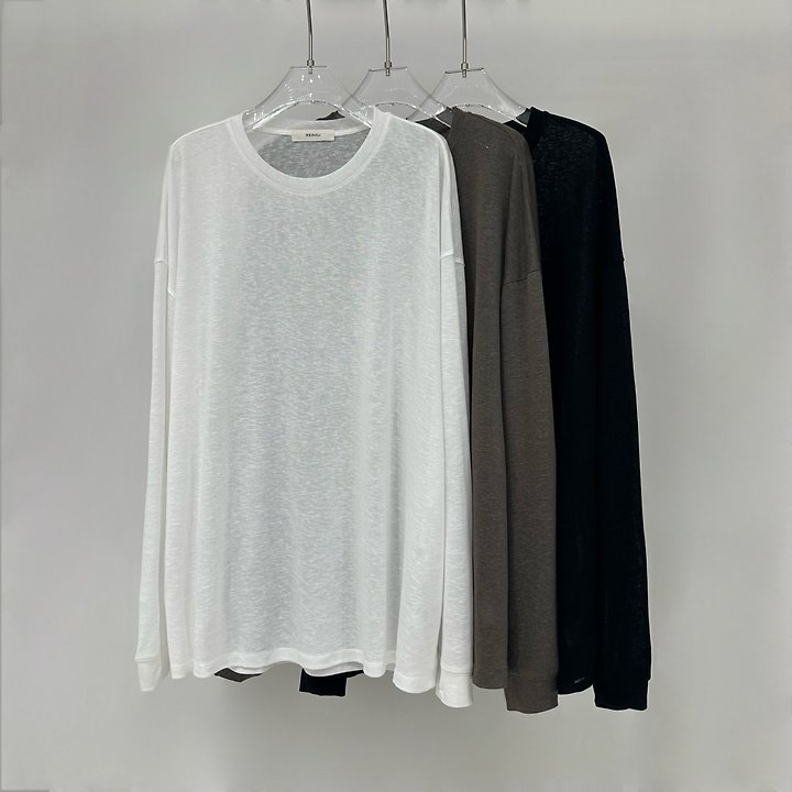 Neroli36 - Korean Women Fashion - #womensfashion - M Silky Slub Tee