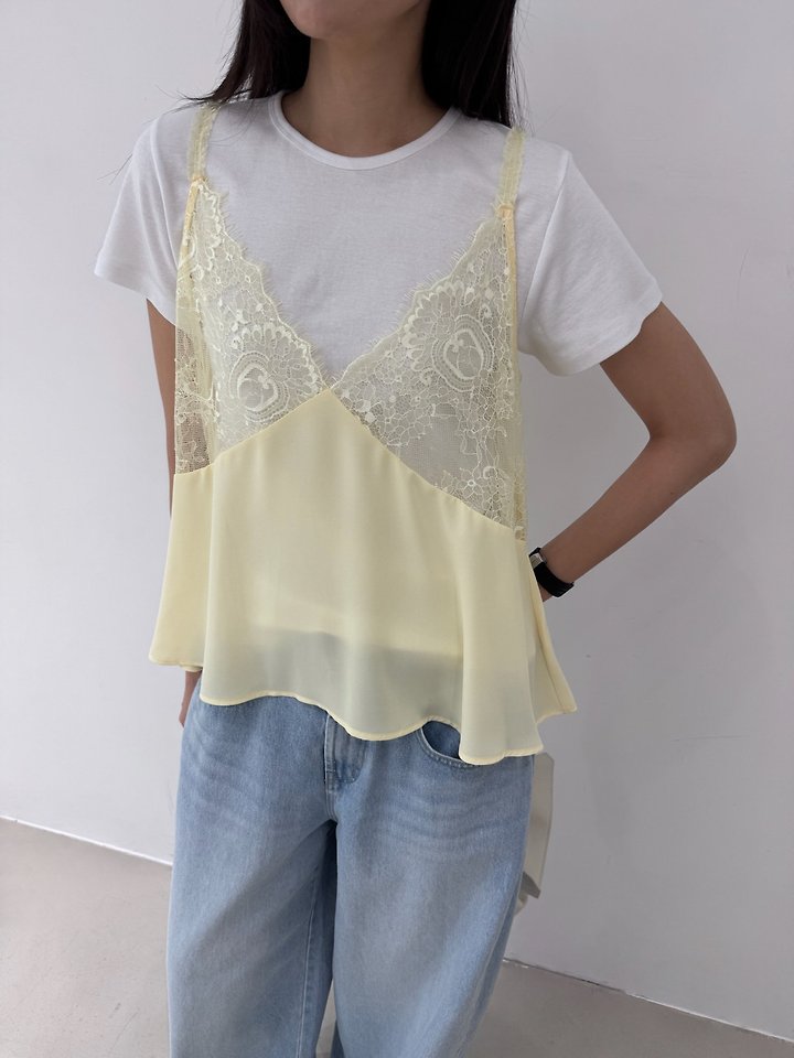Neroli36 - Korean Women Fashion - #womensfashion - Pleated Tank Blouse - 8