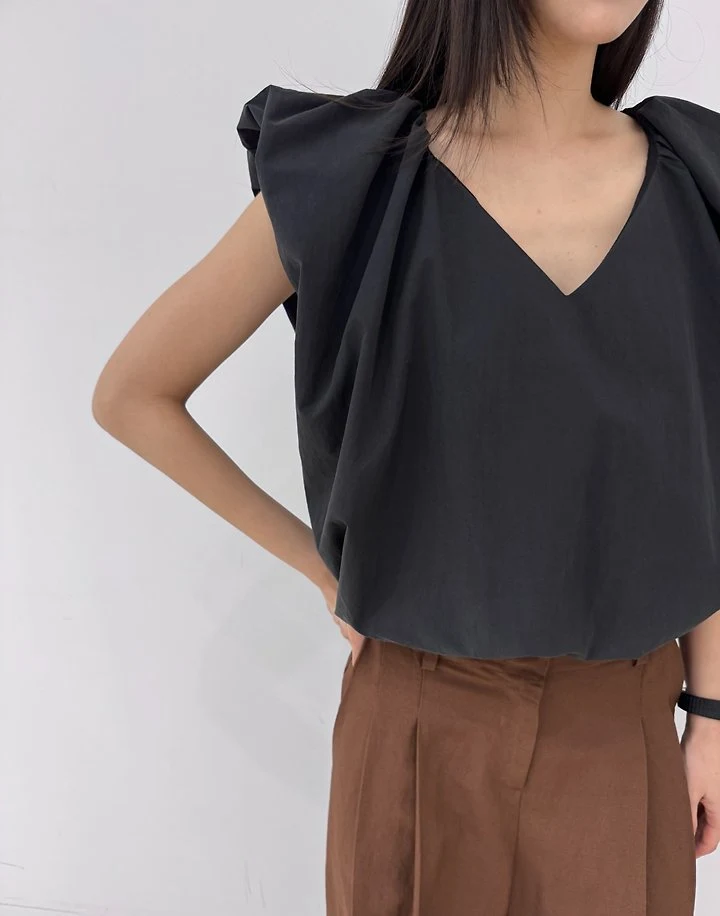 Neroli36 - Korean Women Fashion - #womensfashion - M Volume Blouse - 9