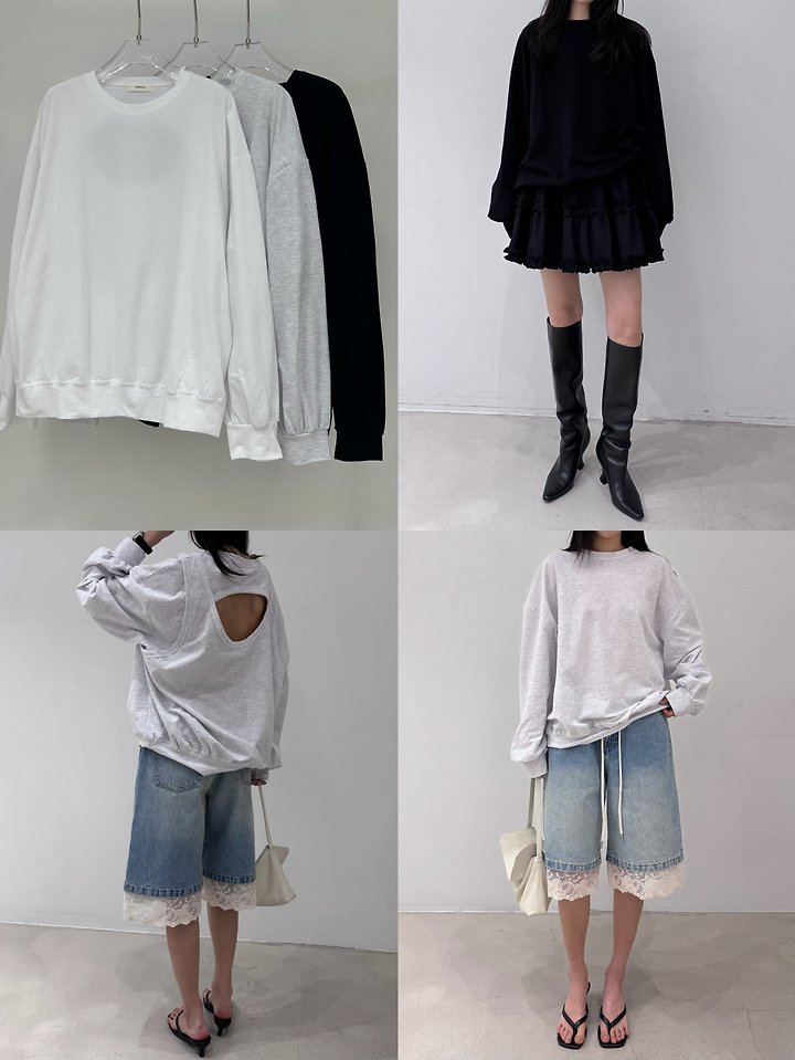 Neroli36 - Korean Women Fashion - #momslook - Avec Sweatshirt - 4
