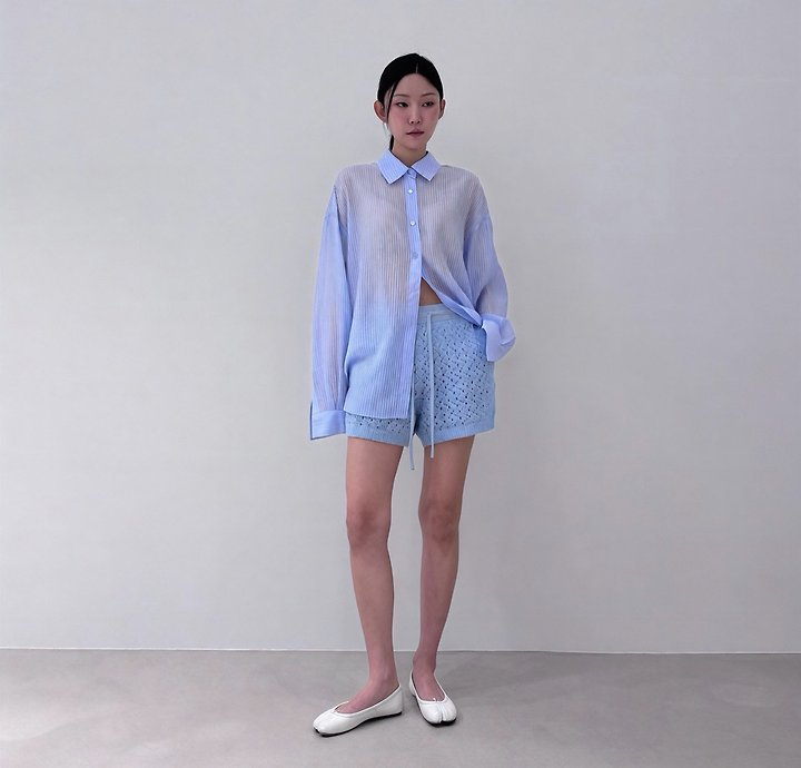 Neroli36 - Korean Women Fashion - #womensfashion - Cent Box Shirt - 5