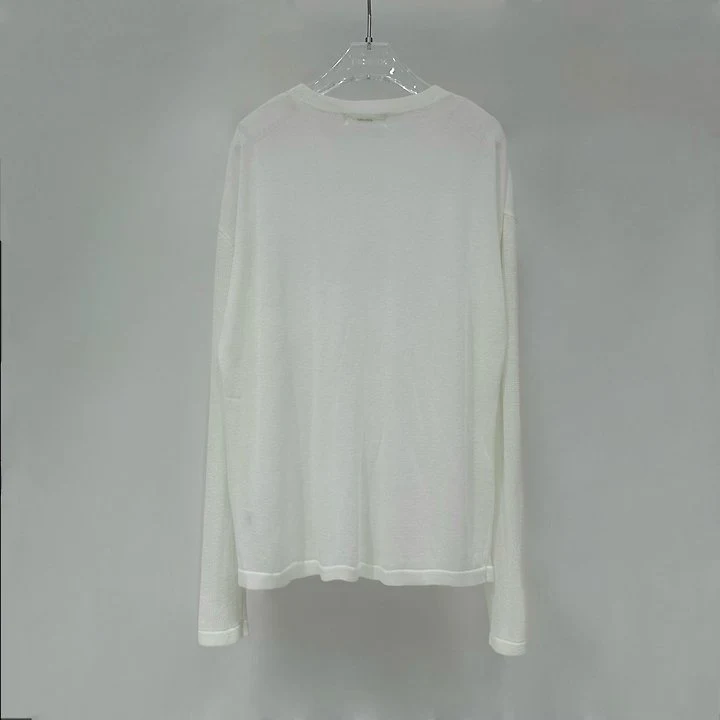 Neroli36 - Korean Women Fashion - #womensfashion - M Sheer Knit Top - 3