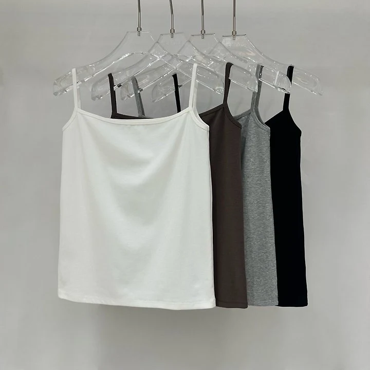 Neroli36 - Korean Women Fashion - #womensfashion - Ann Square Neck Sleeveless Top