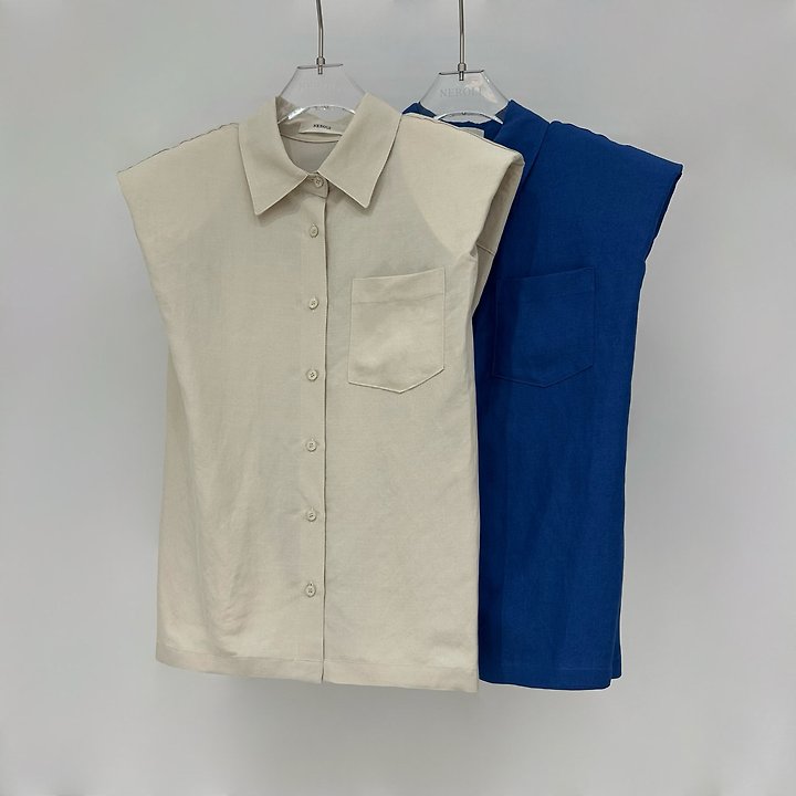 Neroli36 - Korean Women Fashion - #womensfashion - Winner Pad Shirt - 12