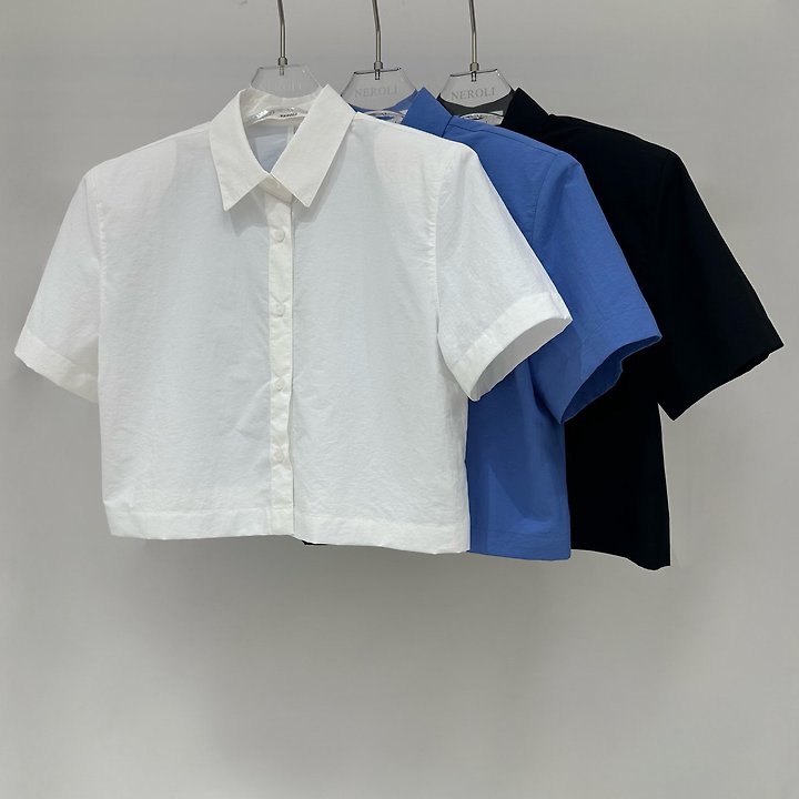 Neroli36 - Korean Women Fashion - #womensfashion - Lien Crop Shirt