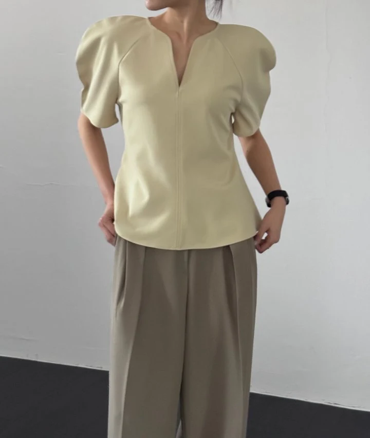 Neroli36 - Korean Women Fashion - #womensfashion - Raglan Balloon Blouse - 10
