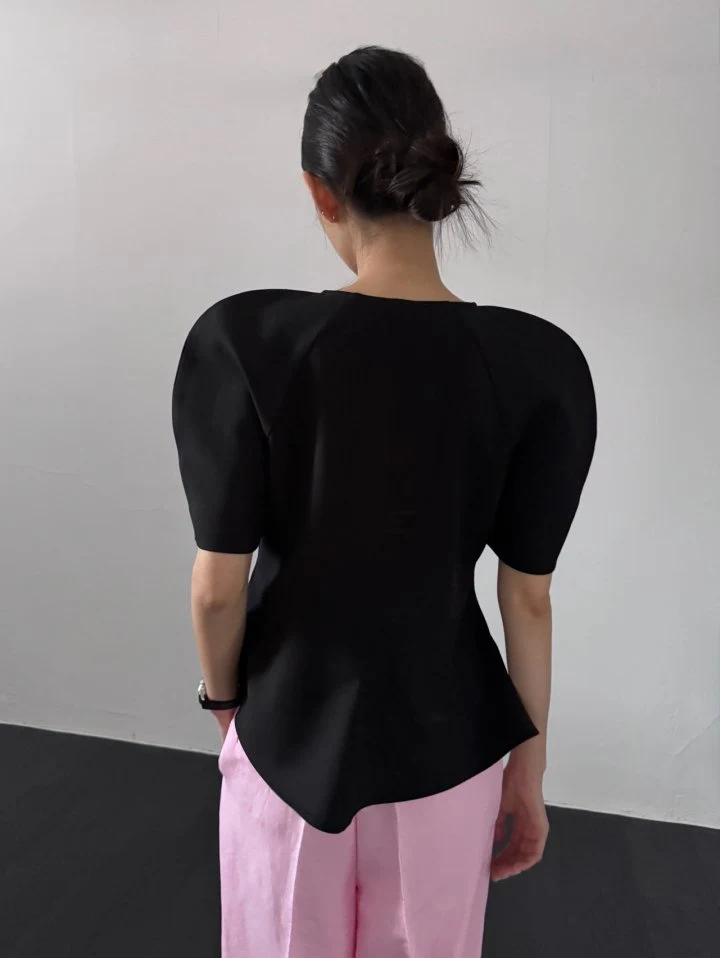 Neroli36 - Korean Women Fashion - #womensfashion - Raglan Balloon Blouse - 8