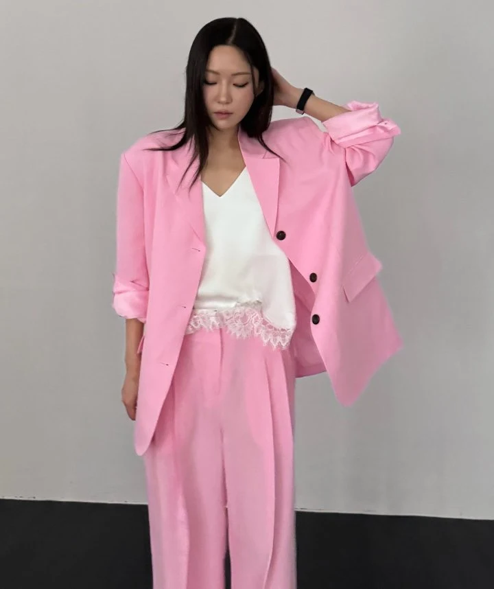 Neroli36 - Korean Women Fashion - #womensfashion - High Linen Jacket - 10