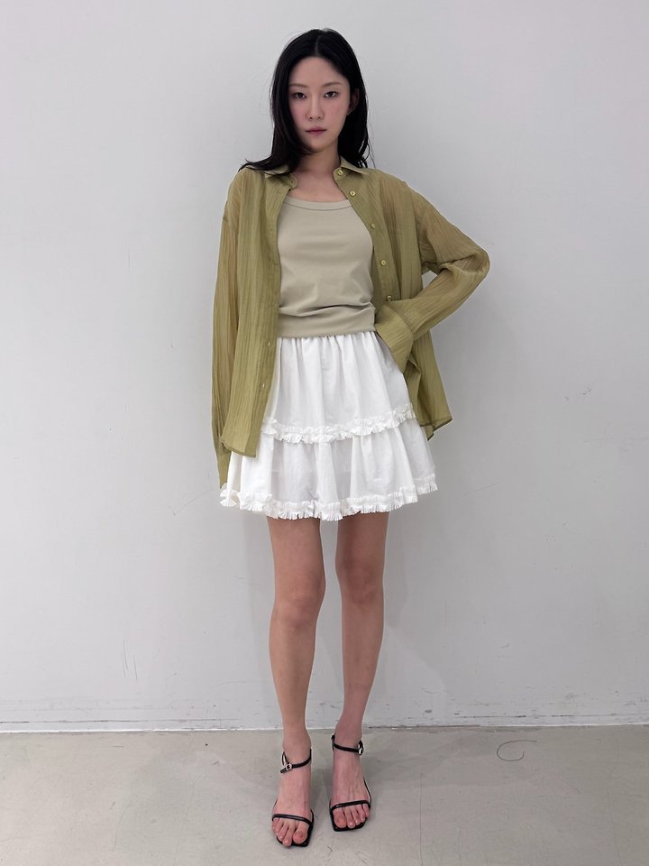 Neroli36 - Korean Women Fashion - #womensfashion - Tencel Pleated Shirt - 10