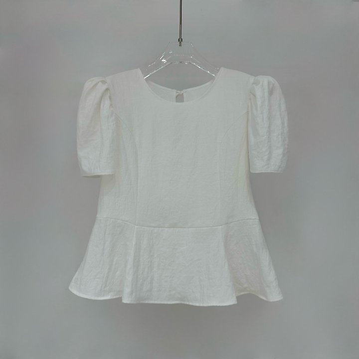 Neroli36 - Korean Women Fashion - #womensfashion - Soft Puff Blouse - 2
