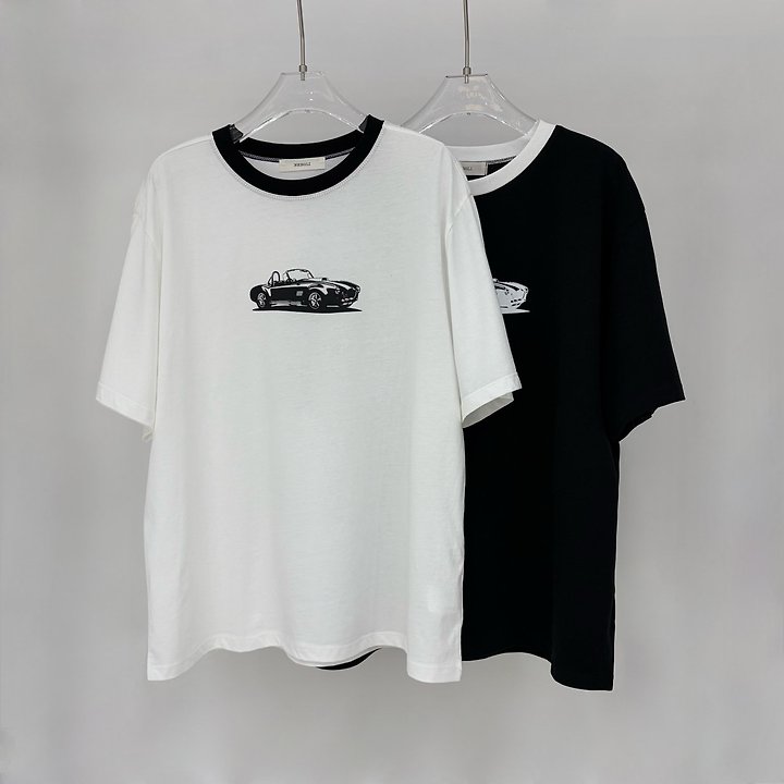 Neroli36 - Korean Women Fashion - #womensfashion - Contrast Box Tee