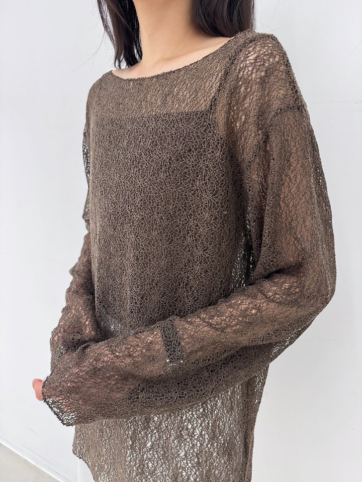 Neroli36 - Korean Women Fashion - #womensfashion - Knit Tee - 6